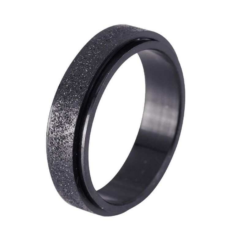 Anillo Hombre Anti Ansiedad Acero Inoxidable Re... image number null