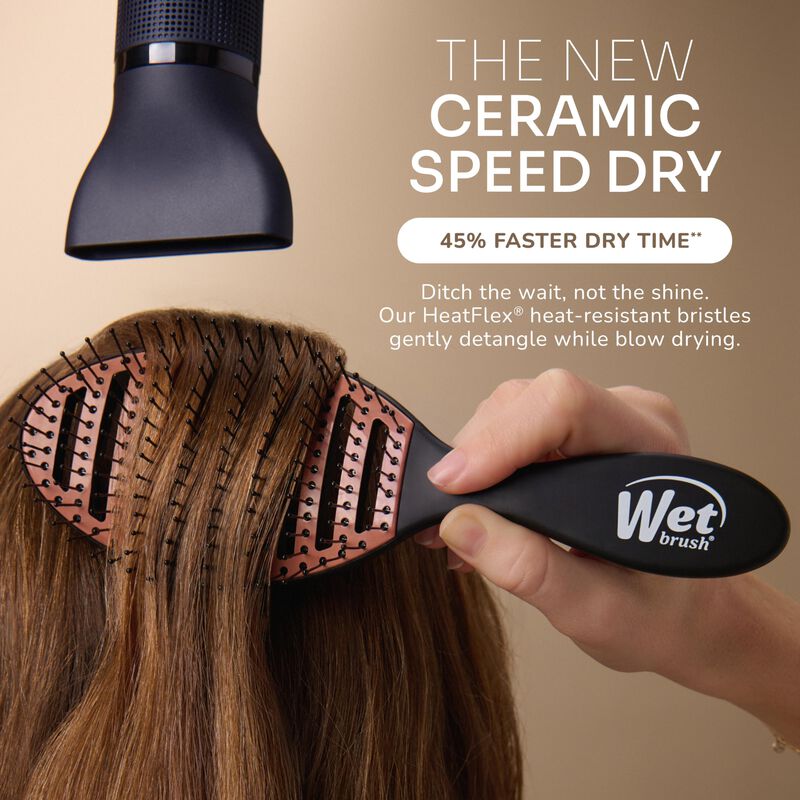 Cepillo Para Cabello H&uacute;medo, Cer&aacute;mico, Secado R... image number null
