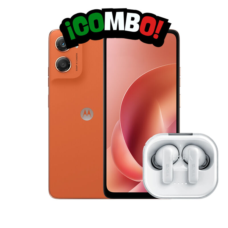 Motorola Moto G06 4+64gb Naranja + Aud&iacute;fonos 21... image number null