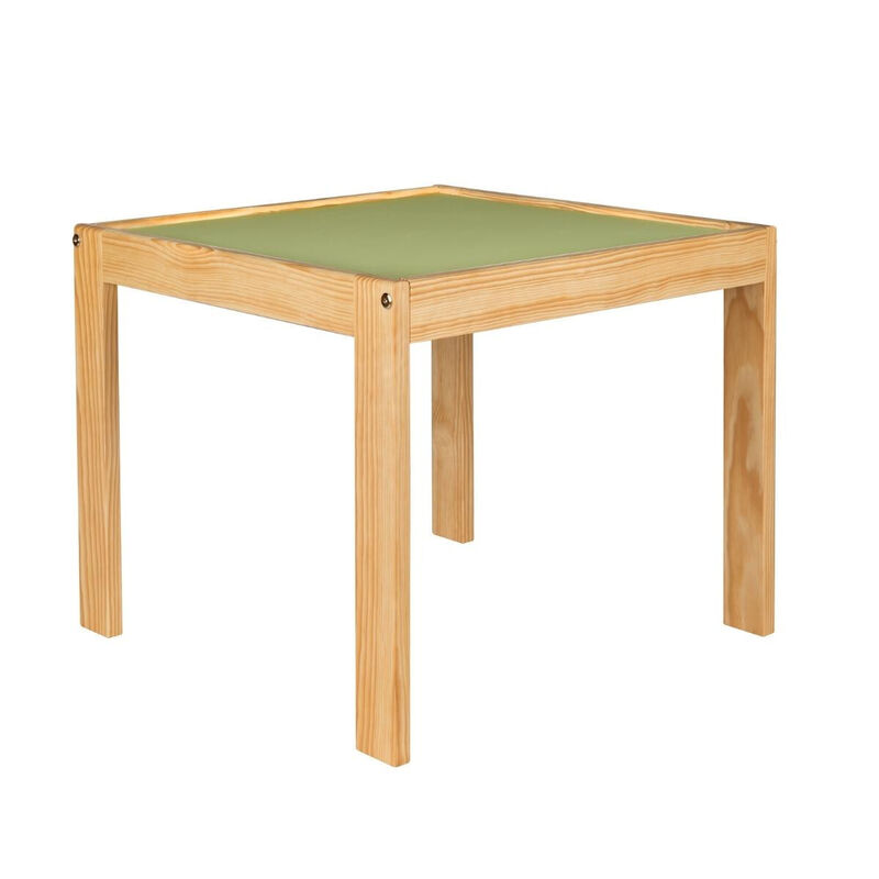 Mesa Infantil de Madera Estilo N&oacute;rdico-Verde image number null