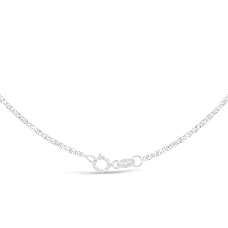 Cadena Snail Oro Blanco 14k 50cm 1.48mm image number null