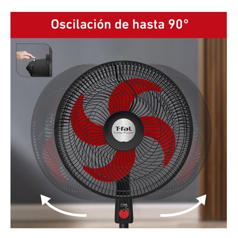 Ventilador de Pedestal T-Fal VE2913X0 45CM Turb... image number null