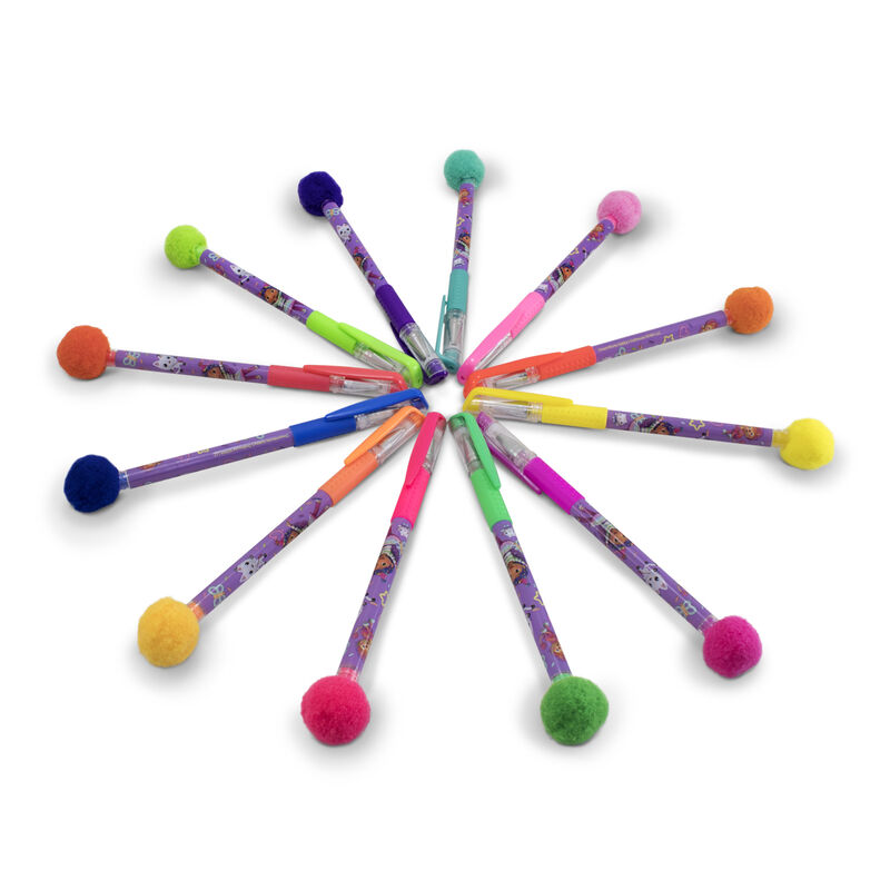 Set De 12 Plumas De Gel Con Aroma, Colores Surt... image number null