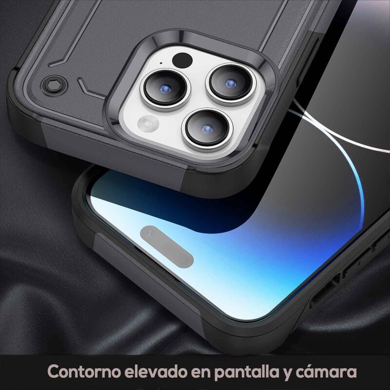 Funda Tekku Tough Cover Para Iphone 15 Pro Negr... image number null