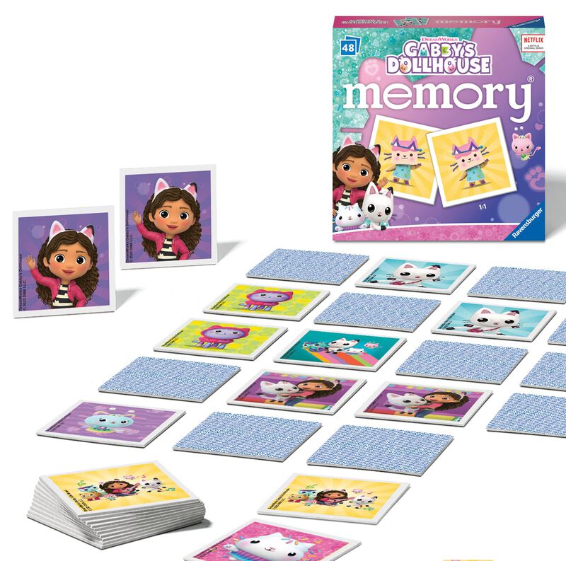 Juego De Memoria Ravensburger Gabbys Dollhouse ... image number null