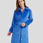 Bata con Cremallera Azul