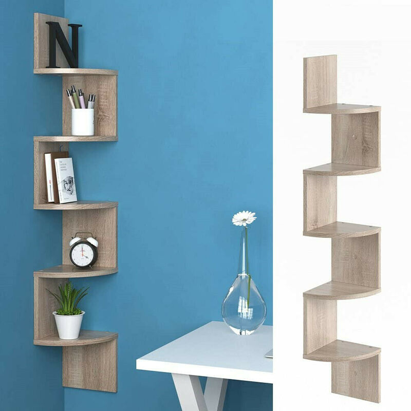 Esquinero de Pared 5 Niveles en Forma de Zig Za... image number null