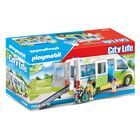 Autob&uacute;s Escolar Playmobil City Con Rampa Para Silla De Ruedas
