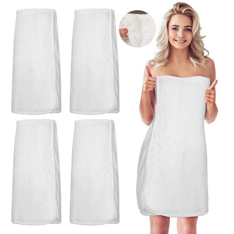 Toalla Spa Wrap Tigeen Para Mujer, Ba&ntilde;o Y Ducha... image number null