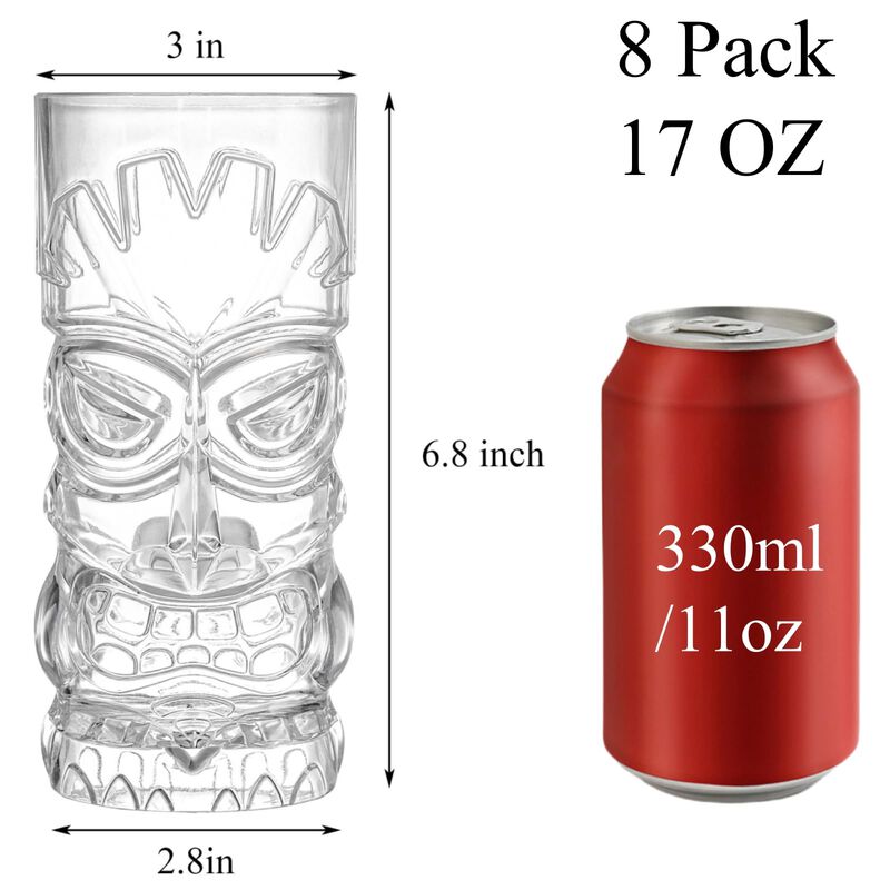 Tiki Cups Hacaroa De Pl&aacute;stico Transparente Para... image number null