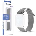 Correa ECHELON acero para Apple Watch 9 de 41mm 10 de 42mm y SE de 40mm Plateada