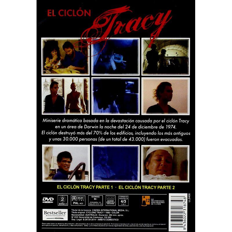 El Cicl&oacute;n Tracy (2 Discos) [dvd] (1986) Cyclone... image number null