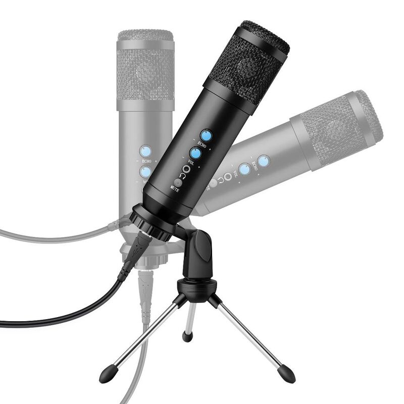 Micr&oacute;fono USB profesional de condensador, con c... image number null