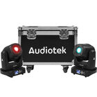 Kit 2 Cabezas Móviles Beam 7r Robóticas 150w + Estuche