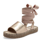 Queen sandalia tipo alpargata para mujer dorado cod 140789-E