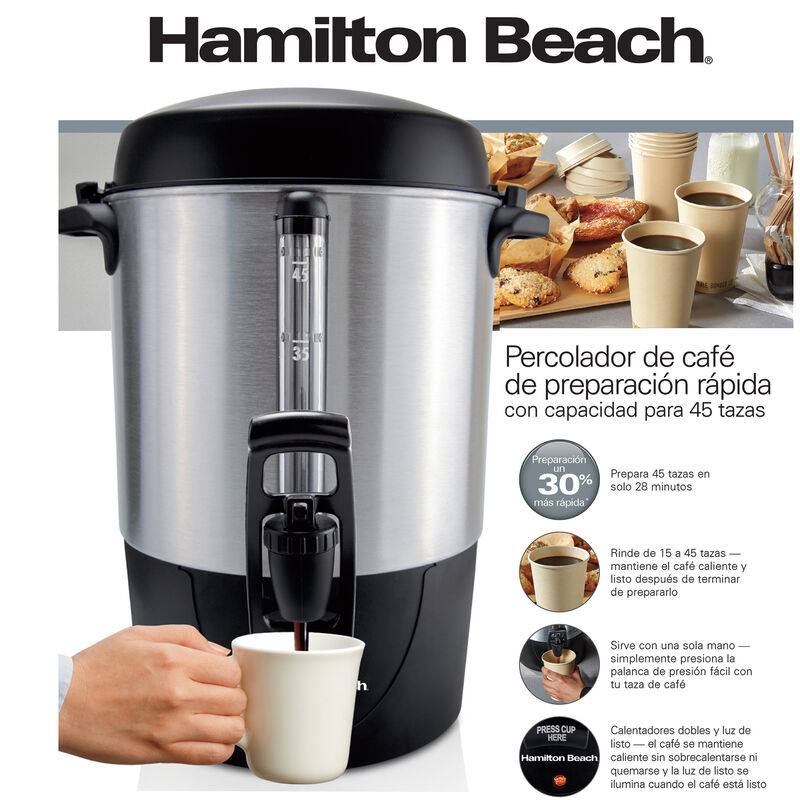 Cafetera Hamilton Beach Fast Brew 45 Tazas image number null