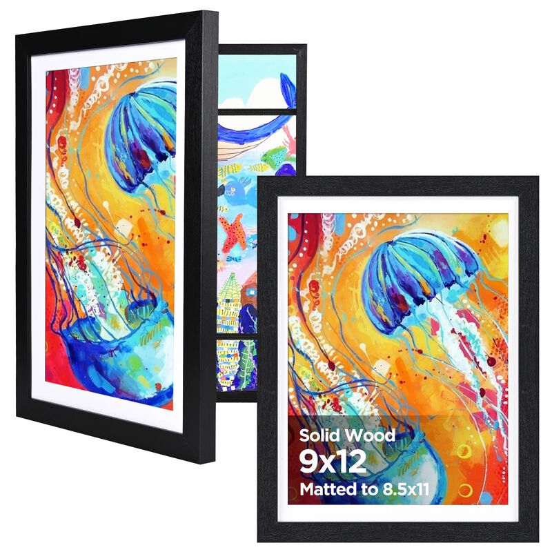 Marco De Arte Kinlink 23 &times; 30 cm Negro Paquete ... image number null