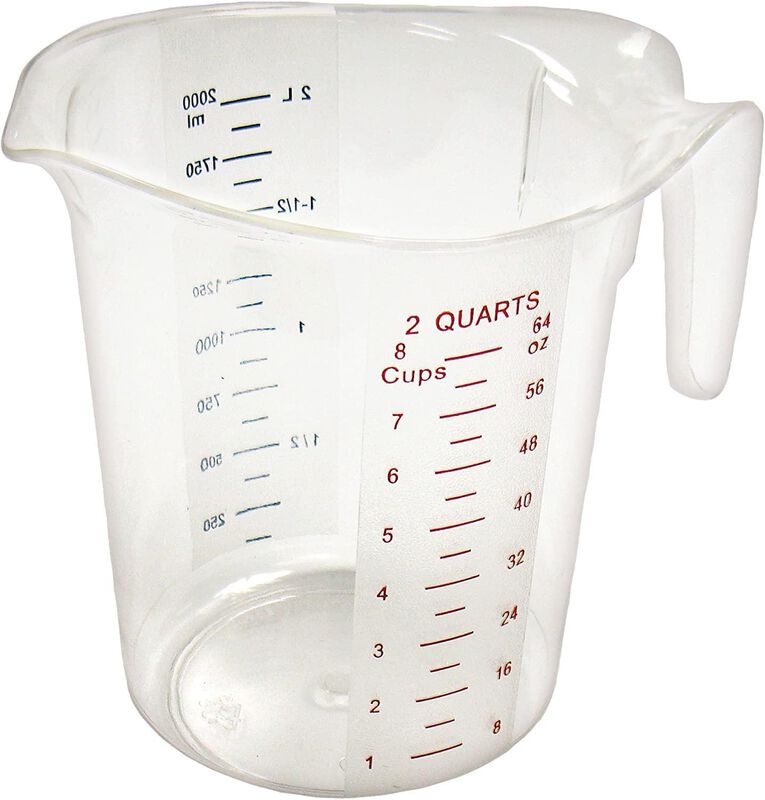 Winco Pmcp-200 2 Qt Measuring Cup - Polycarbona... image number null