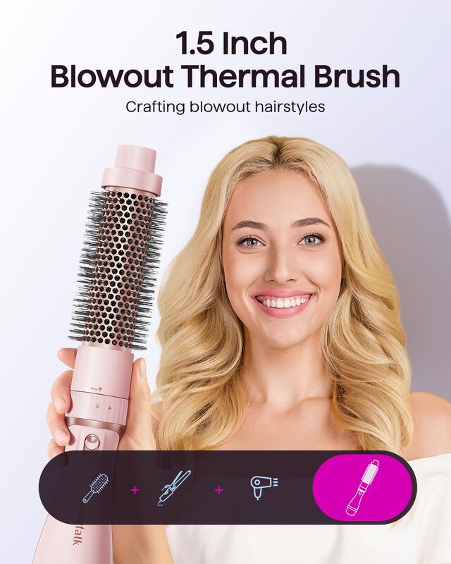 Kit De Cepillos Para Secador De Pelo Wavytalk 5... image number null