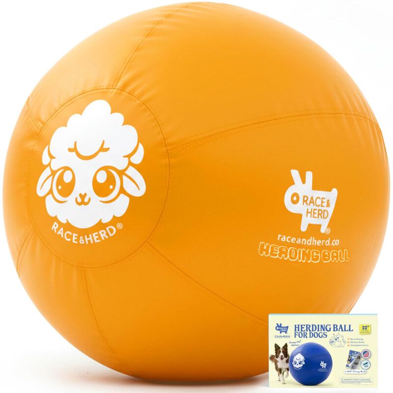 Pelota Para Perro Race&herd 56 cm Dorada - Jugu... image number null