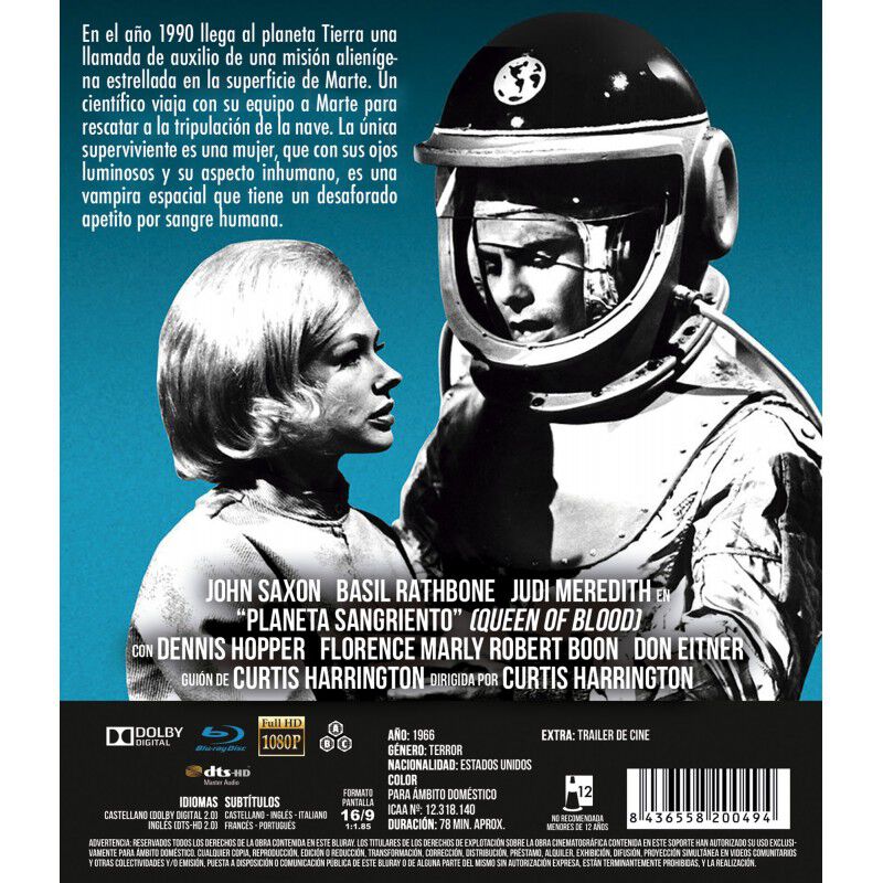 Planeta Sangriento [blu-ray] (1966) Reina De Sa... image number null