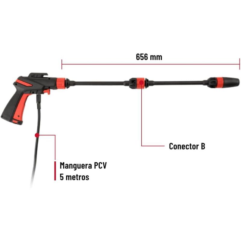 Hidrolavadora Bellota 1,600 PSI Profesional Mod... image number null