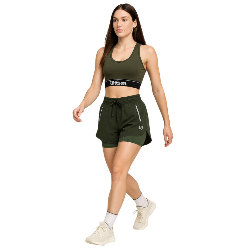 Short con malla Wilson para entrenamiento mujer... image number null