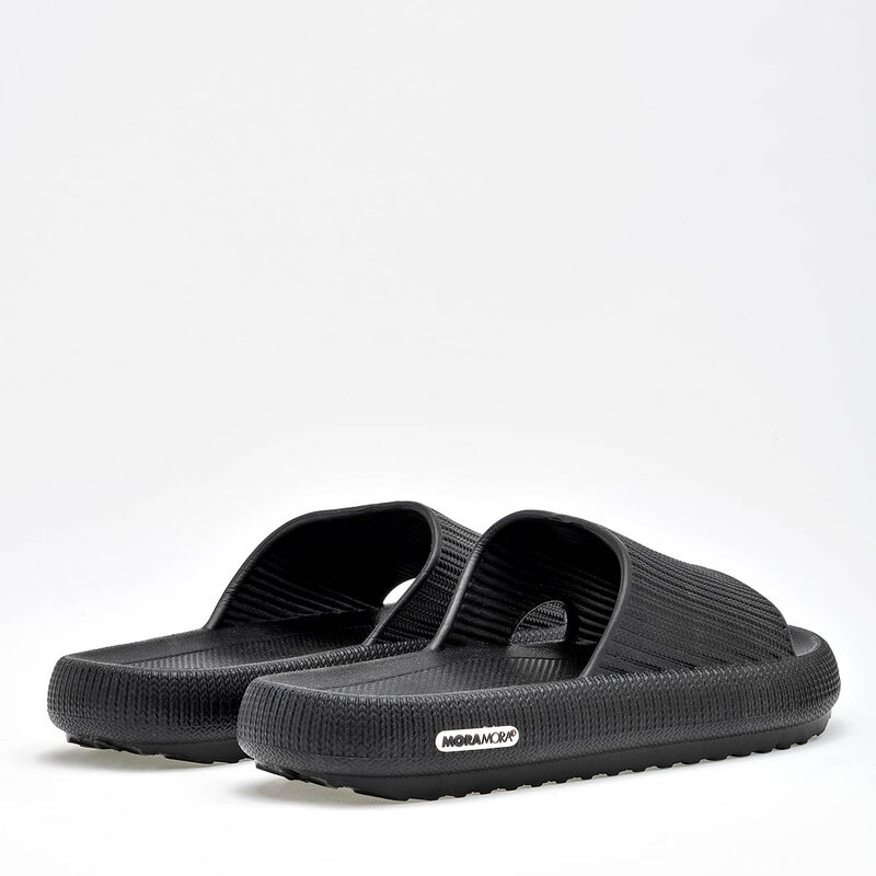 Moramora Sandalia para hombre negro image number null