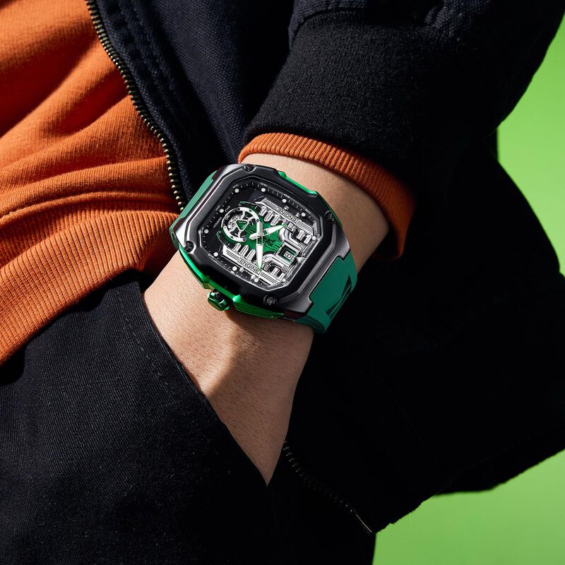 Reloj Liluoke Phantom Engine Con Correa De Sili... image number null