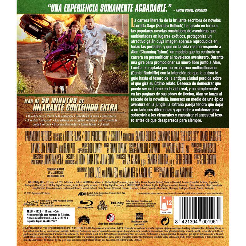 La ciudad perdida (Blu-ray) [Blu-ray] image number null