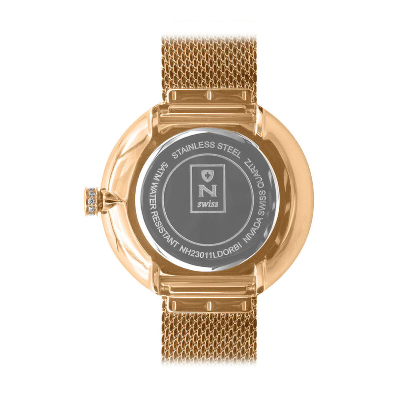 Reloj Nivada Fashion Dama. Rosa/Rosa Malla Cara... image number null