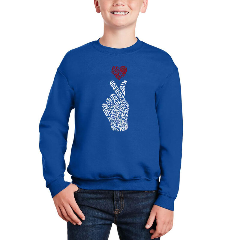 Sudadera De Cuello Redondo Word Art Para Ni&ntilde;o -... image number null