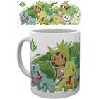 Taza Pokemon Grass Partners Cer&aacute;mica 320 ml