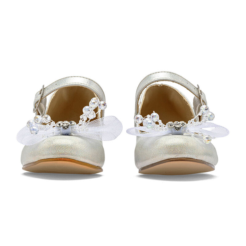 Moramora Zapato Graduacion Plata Para Ni&ntilde;a 1467... image number null