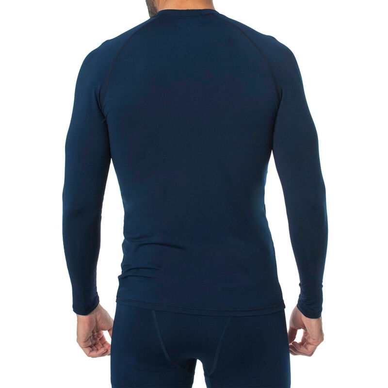 Playera Deportiva Hombre Manga Larga Dryfit Bla... image number null