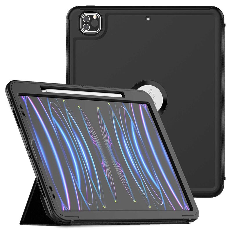 Funda Tekku Flip Para Ipad Pro 12.9 Negra A2436... image number null