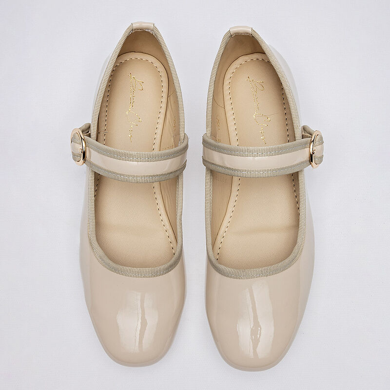 Been Class Balerina para mujer beige charol image number null