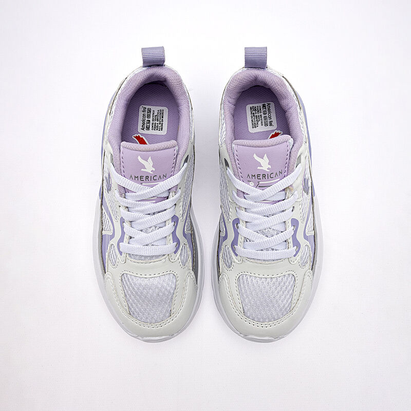 American Fire tenis para ni&ntilde;a blanco lila plata... image number null