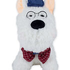 Peluche Perrito Con Boina/Lentes y Mo&ntilde;o