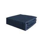 Juego de S&aacute;banas Tacto Seda Matrimonial 4 piezas Marino