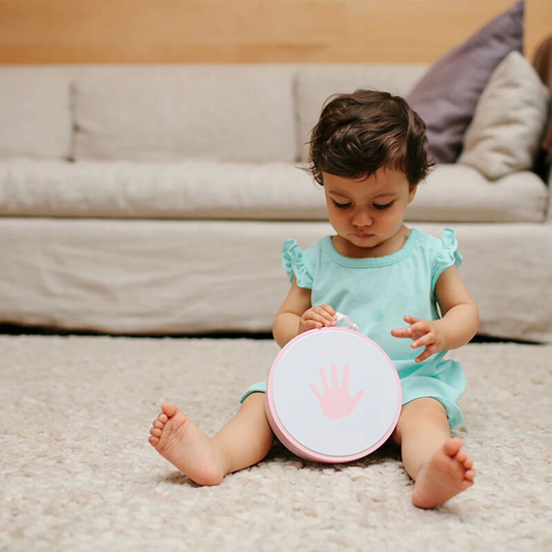 Charola Para Huelas Del Beb&eacute; Rosa image number null