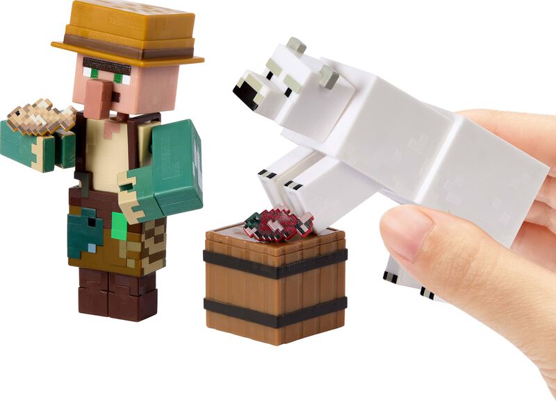 Juego De Figuras De Acci&oacute;n Mattel Minecraft, 2 ... image number null