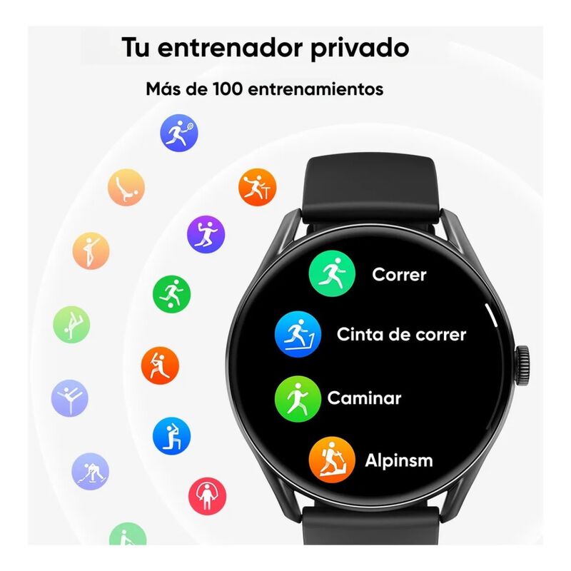 SmartWatch QCY Watch GT Negro image number null