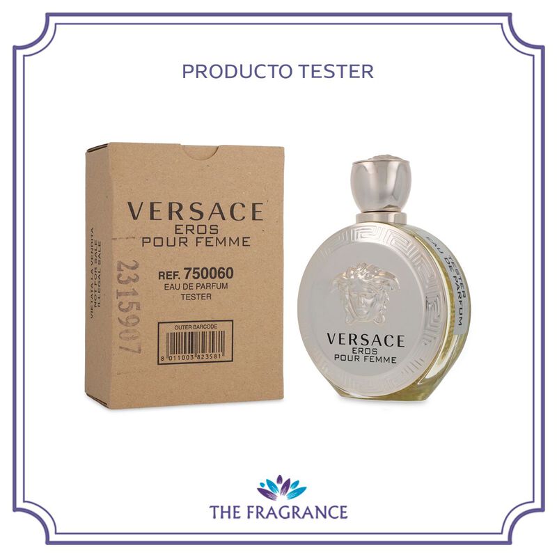 Tester Versace Eros Pour Femme 100ml Edp Spray image number null