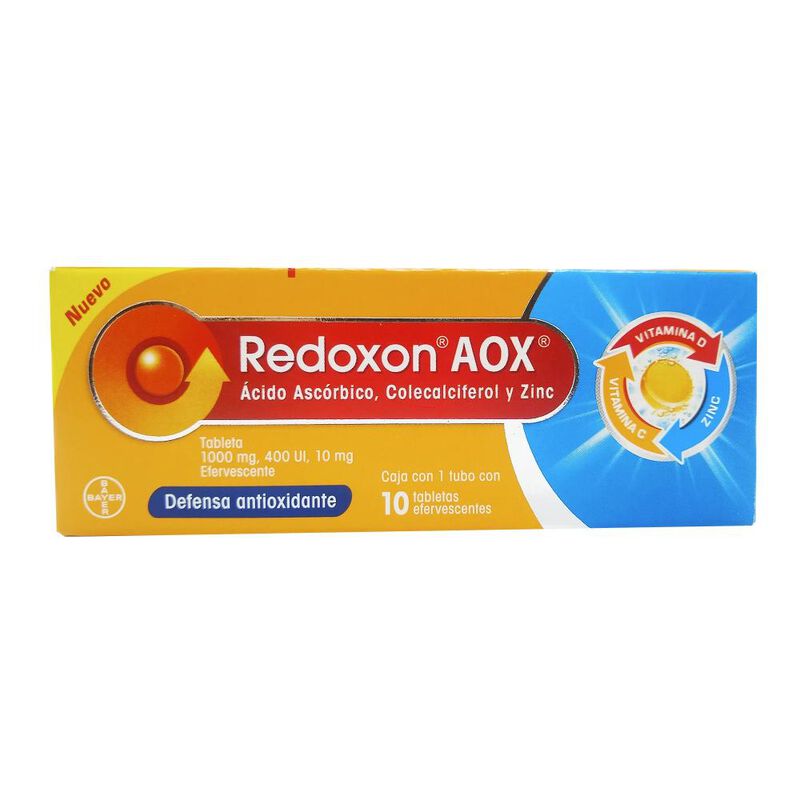 Redoxon Aox 1000/400/10 Mg 10 Tableta(s) image number null