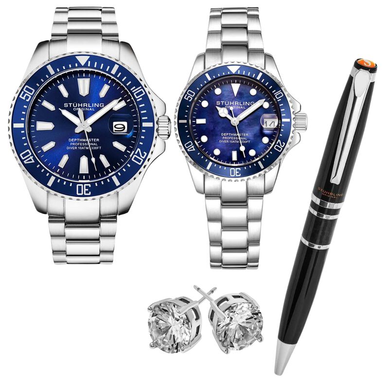 Set de relojes Stührling para pareja modelo 395... image number null