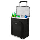 Hielera Térmica Aislada Plegable para 40 Latas 25 Litros con Correa, HIKEO, Negro, 83988