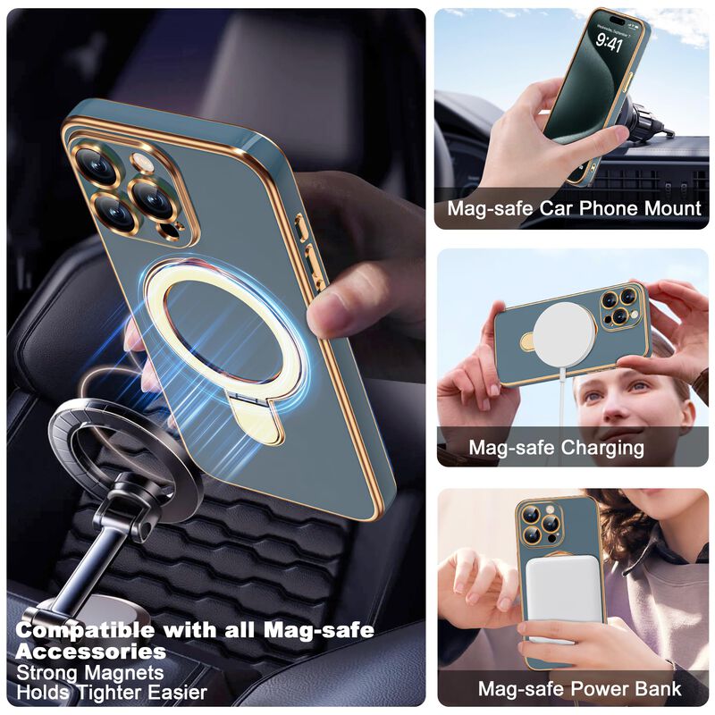 Funda Para iPhone 15 Pro Max (6.7 Pulgadas) Gri... image number null