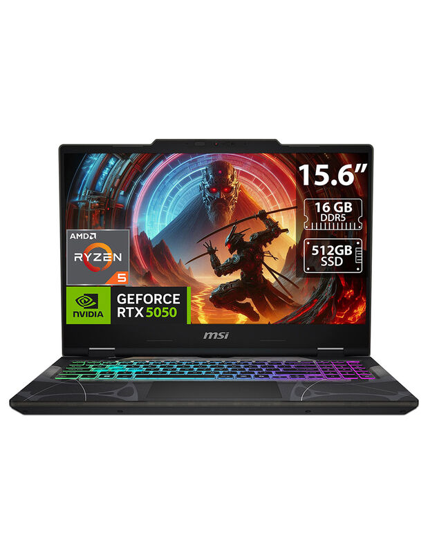 Laptop Msi Cyborg A15 Ai B2hw: Amd Ryzen 5 240,... image number null