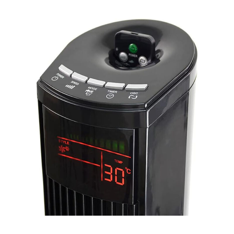 Ventilador de Torre Negro de 46 pulgadas con 3 ... image number null